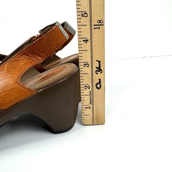 Merrell Evera Chase Browen Leather 3'' Heel Slingback Comfort Sandals Womens 8.5 - Picture 8 of 8